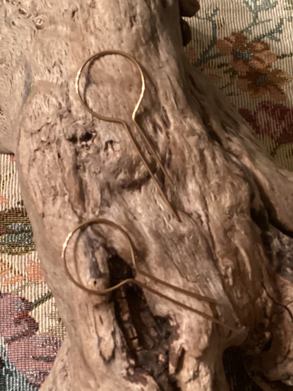 Handmade Gold Threader Hoop Earrings